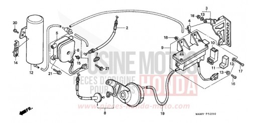 SOUPAPE VITESSE CONSTANTE GL1500SEY de 2000